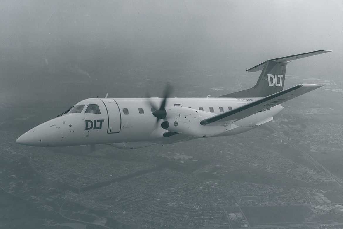 Aero-Dienst sale of the Brazilian turboprop aircraft Embraer 1983