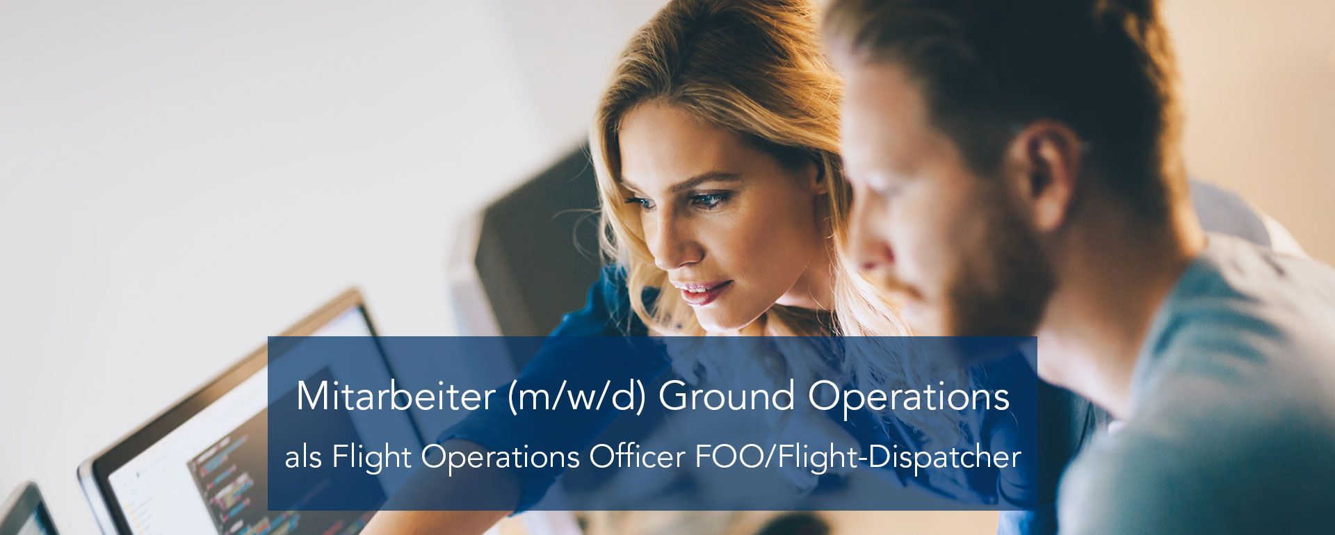 Mitarbeiter (m/w/d) Ground Operations als Flight Operations Officer FOO/Flight Dispatcher