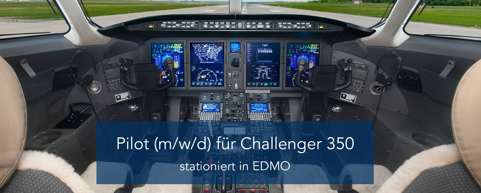 Pilot (m/w/d) für Challenger 350 | stationiert in EDMO