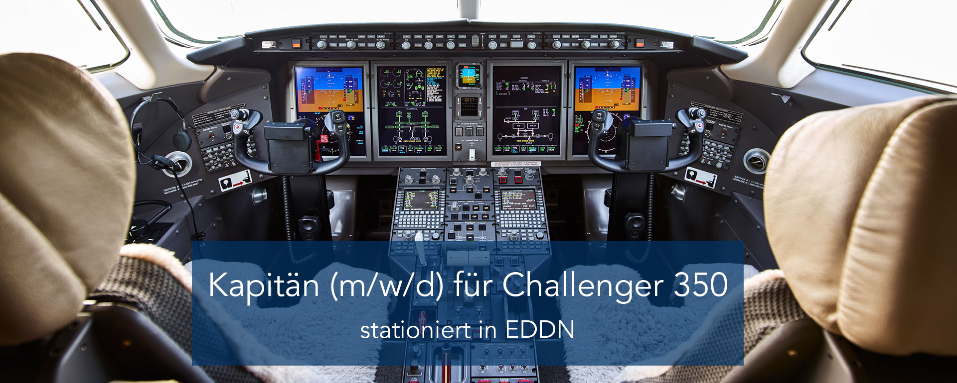 Kapitän (m/w/d) für Challenger 350 | stationiert in EDDN