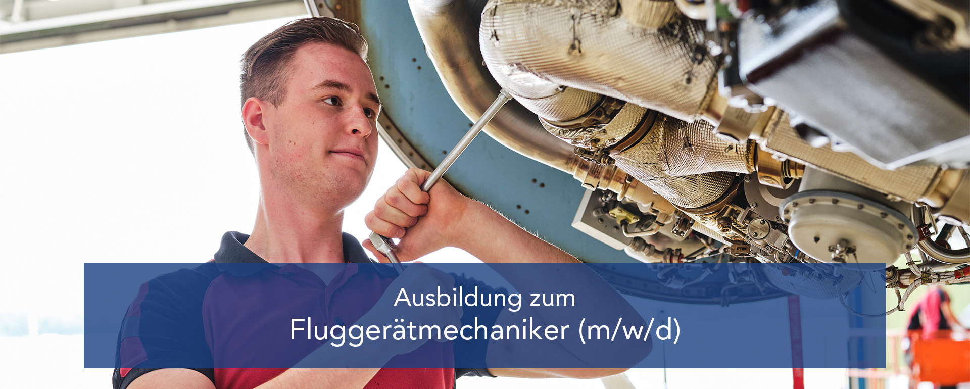 [Translate to Deutsch:] Aero-Dienst | Ausbildung Fluggerätmechaniker (m/w/d)