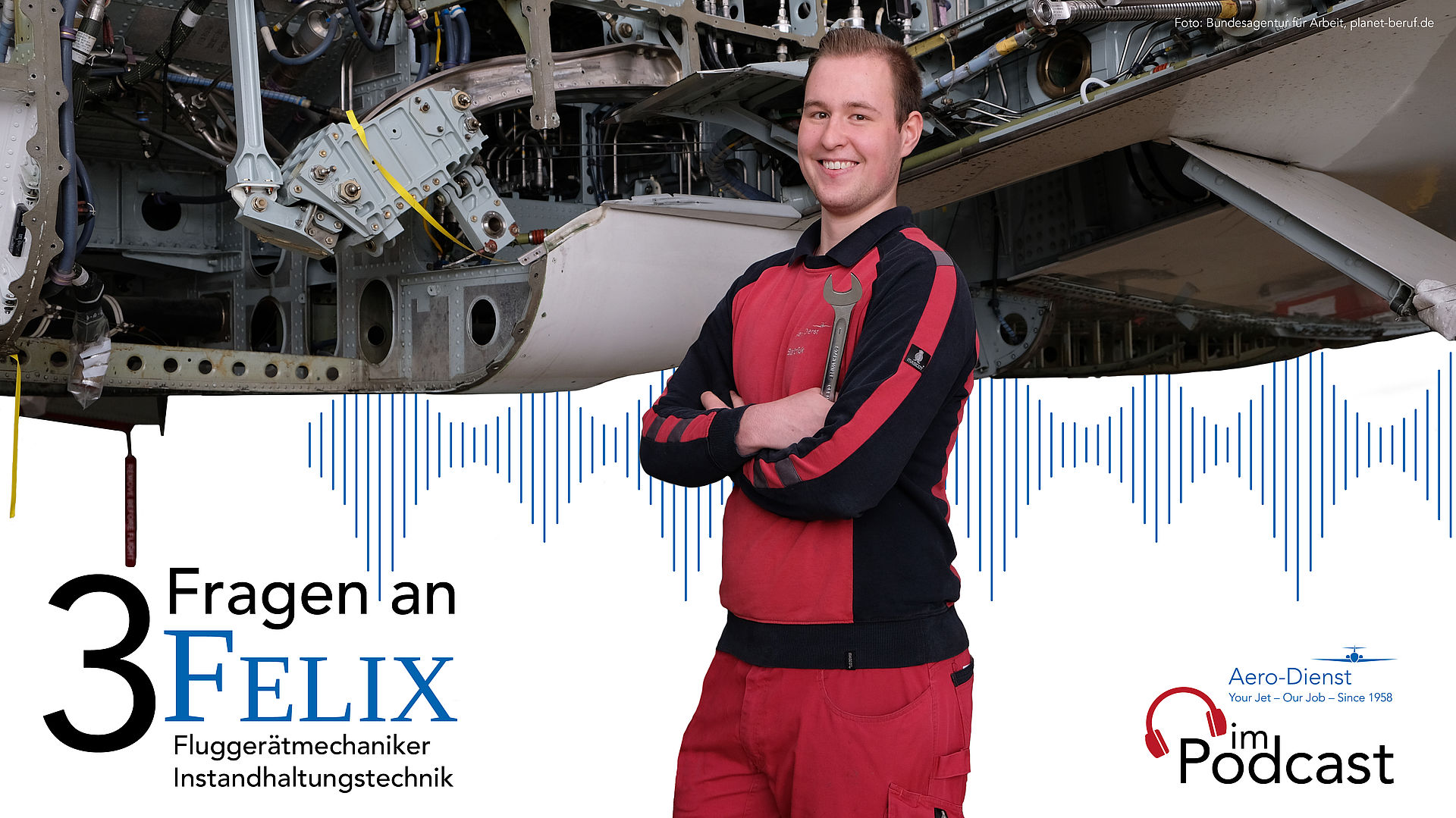 Podcast: 3 Fragen an Felix, Fluggerätmechaniker - Instandhaltungstechnik