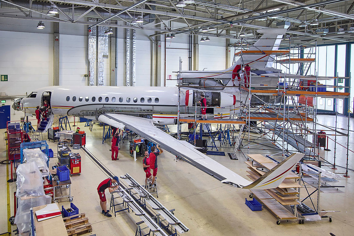 Three C inspections on Falcon 7Xs for Aero-Dienst