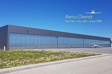 Brand new heated hangar in Oberpfaffenhofen (EDMO), Germany