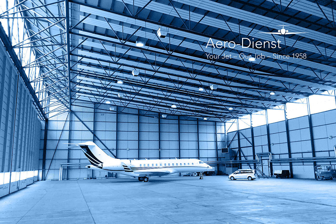 Hangar space available 2020 at Aero-Dienst 