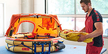 How we contribute to your travel safety by maintaining life rafts