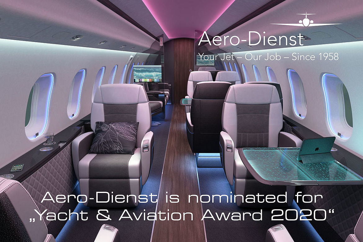 Aero-Dienst ist nominiert für den "Yacht and Aviation Award 2020"