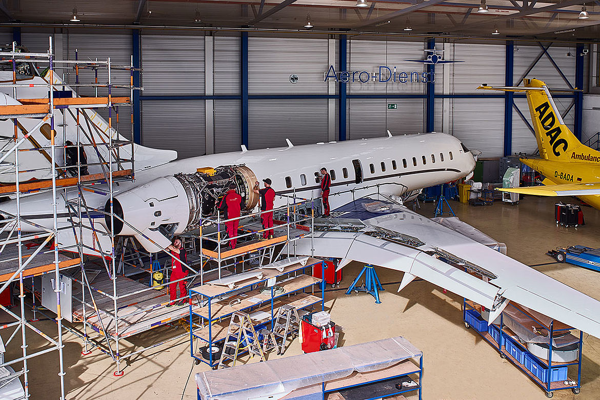 120 month inspection on a Global Express XRS