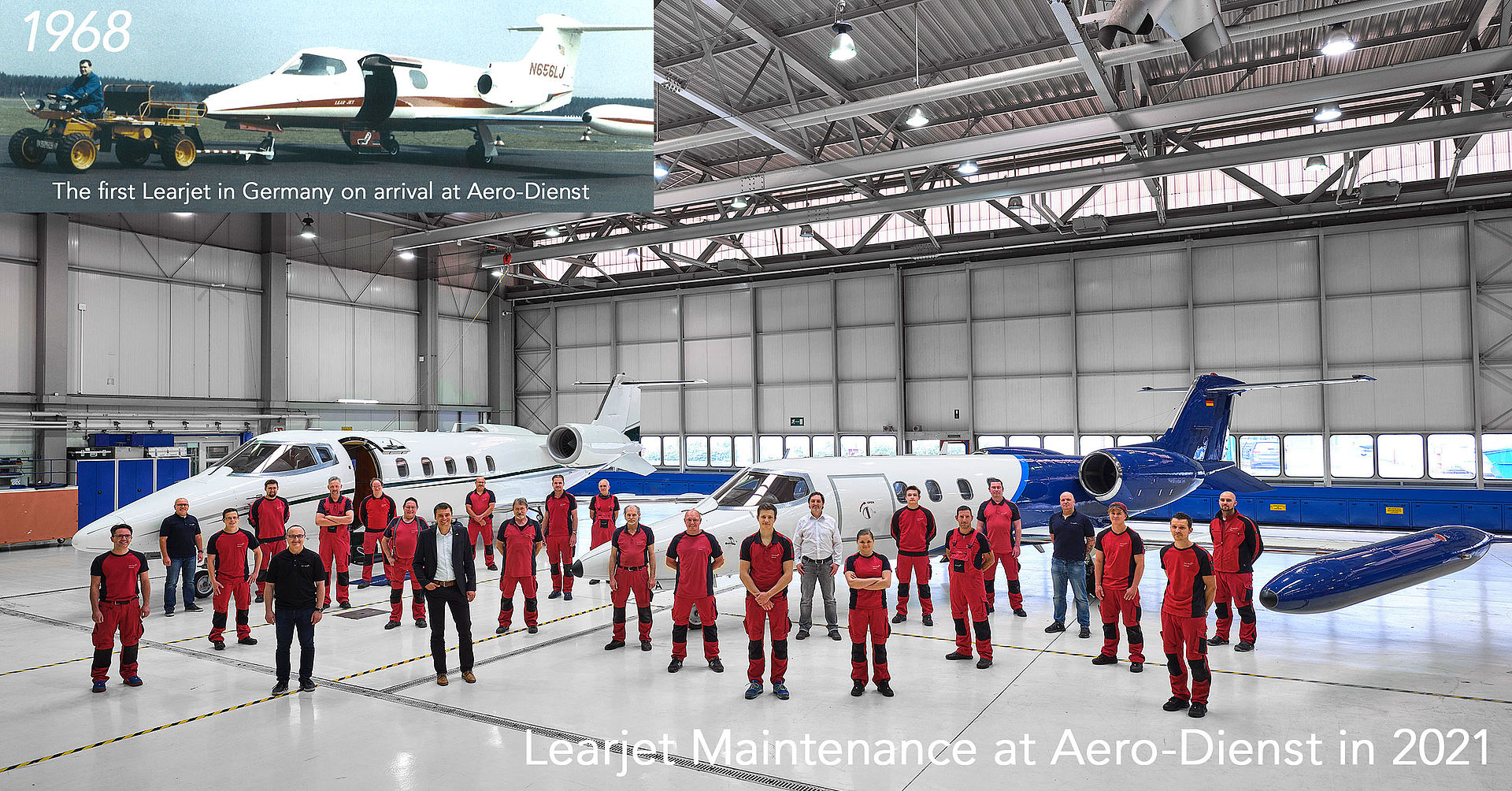Learjet Team at Aero-Dienst 2021